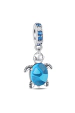 Murano Camı Denizi Kaplumbağası Sallantılı Charm