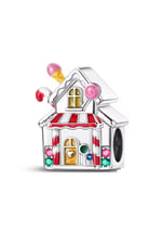 Şeker Kaplı Noel Ev Boncuk Charm
