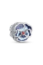 Taşlı Mavi Menekşe Charm