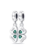 Yeşil Yonca Sallantılı Charm
