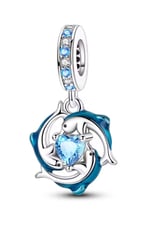 Yunus Balığı Sarmalı Sallantılı Charm