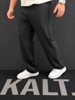 Baggy Siyah Keten Pantolon