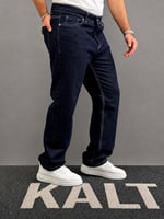 Beyaz Dikiş Detaylı Baggy Jean