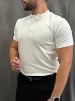 Henley Yaka Oysho Kumaş Tişört
