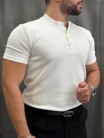 Henley Yaka Oysho Kumaş Tişört