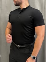 Henley Yaka Oysho Kumaş Tişört