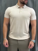 Pamuklu&Viskon Kumaş Polo Yaka Triko
