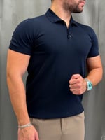 Pamuklu&Viskon Kumaş Polo Yaka Triko