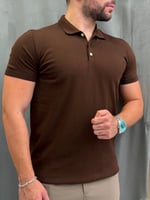 Pamuklu&Viskon Kumaş Polo Yaka Triko