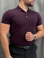 Pamuklu&Viskon Kumaş Polo Yaka Triko