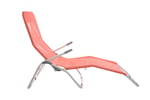 Andoutdoor Tumbona Katlanır Şezlong-KIRMIZI