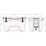 IcePeak Aden Plus Buzluk 45 Litre