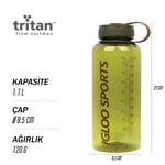 Igloo Sports Tritan Matara 1.1 Litre-YEŞİL