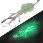 silikon kalamar 155mm 11gram glowlu sasame iğneli hazır takım tam bir dip avcısı ister gece ister gündüz