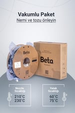 Beta PLA High-Speed Filament Black(Siyah) - 1KG