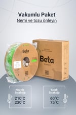 Beta PLA High-Speed Filament Cyber Green(Yeşil) - 1KG