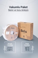 Beta TPU 95A Filament White (Beyaz)