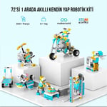 Makerzoid Akıllı Robot 72’si 1 Arada Akıllı Kendin Yap Robotik Kiti