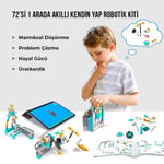 Makerzoid Akıllı Robot 72’si 1 Arada Akıllı Kendin Yap Robotik Kiti