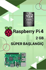 Raspberry Pi 4 - 2 GB Süper Başlangıç Seti