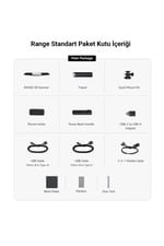 Revopoint RANGE 3D Tarayıcı Standart Paket