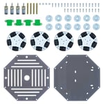 REX Chassis Serisi Cruise Omni Tekerlekli Mini Robot Platformu