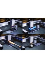 Snapmaker Ray Lazer Gravür ve Kesici - 20W - Kabinli