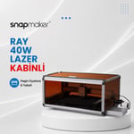 Snapmaker Ray Lazer Gravür ve Kesici - 40W - Kabinli