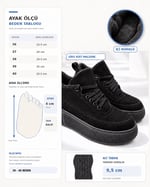 NOLEN Kadın Siyah Bağcıklı Lüks Süet İçi Kürklü 4 Cm Kalın Taban Sneaker Spor Ayakkabı