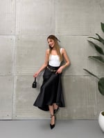Siyah Saten Etek