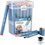 Art-X Sketch Marker Duo 24Lü Set