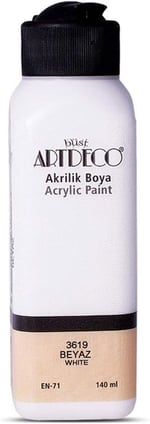 Artdeco Akrilik Boya 140Ml Beyaz 3619