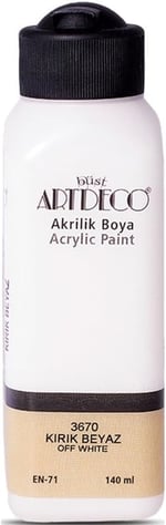 Artdeco Akrilik Boya 140Ml Kırık Beyaz 3670