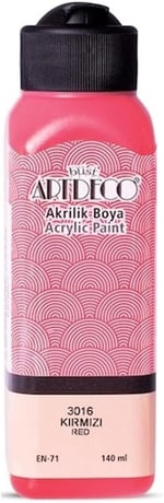 Artdeco Akrilik Boya 140Ml Kırmızı 3016