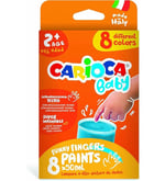 Bebek Parmak Boyası 8 Renk 8X50 Ml Süper Yıkanabilir 2+ Yaş
