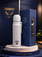 Fenerbahçe Çelik Termos Bardaklı Kapaket Beyaz 650 Ml *16