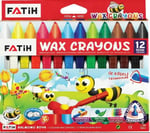 Kuru Boya- Fatih 12 Renk (jumbo) Wax Crayons