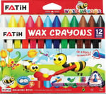 Kuru Boya- Fatih 12 Renk (jumbo) Wax Crayons
