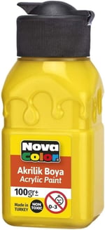 N.Color Akrilik Boya Sise 100 Gr Sari