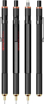 Rotring 800 Mekanik Kurşun Kalem, Siyah 0.5 Mm