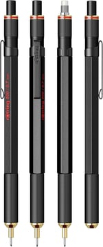 Rotring 800 Mekanik Kurşun Kalem, Siyah 0.7 Mm