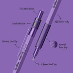 Scrikss Matrı-X  Versatil 0.7 Mm Metalik Mor Şeffaf Amb.
