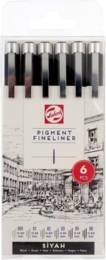 Talens Pıgment Fınelıner 6 Lı Set