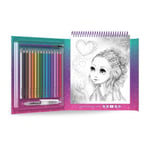 Taros Nebulous Standars-11133 Watercoloring Book Set 6 Lı