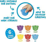 Teddy Bebek Crayons 6'Lı 1+ Yaş