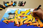 Uni Posca 0.7 Su Bazlı Poster Markörü Sarı N