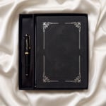 Victoria's Journals Atatürk - Özel Seri Defter Ve Metal Kalem Seti. Kutulu -Gazi- Siyah