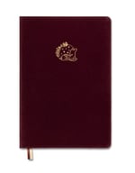 Victoria's Journals Bujo Kraft Defter Süet , 96 Yaprak, 150 Gr. Kraft Kağıt ,Noktalı.Bordo