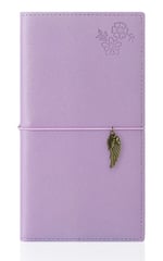 Victoria's Journals Charm-Kuş, Tarihsiz Planlayıcı 9X19 Cm,80  Yap, 100 Gr.Ivory.- Lila