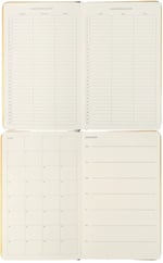 Victoria's Journals Monaco Süet Sert Kapak Defter 100Gr. 96 Yaprak 13X21 Cm. Kenar Altın Demir Ve Altın Yaldız Çizgiliı Siyah